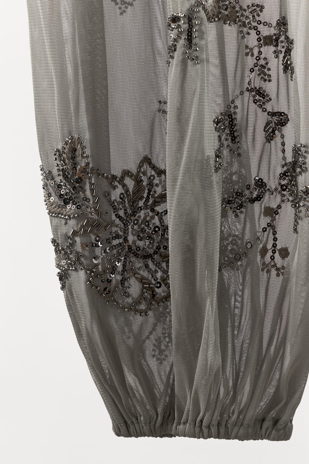 PANTAL?N BOMBACHO BORDADOS / Gris claro - Zara фото 6