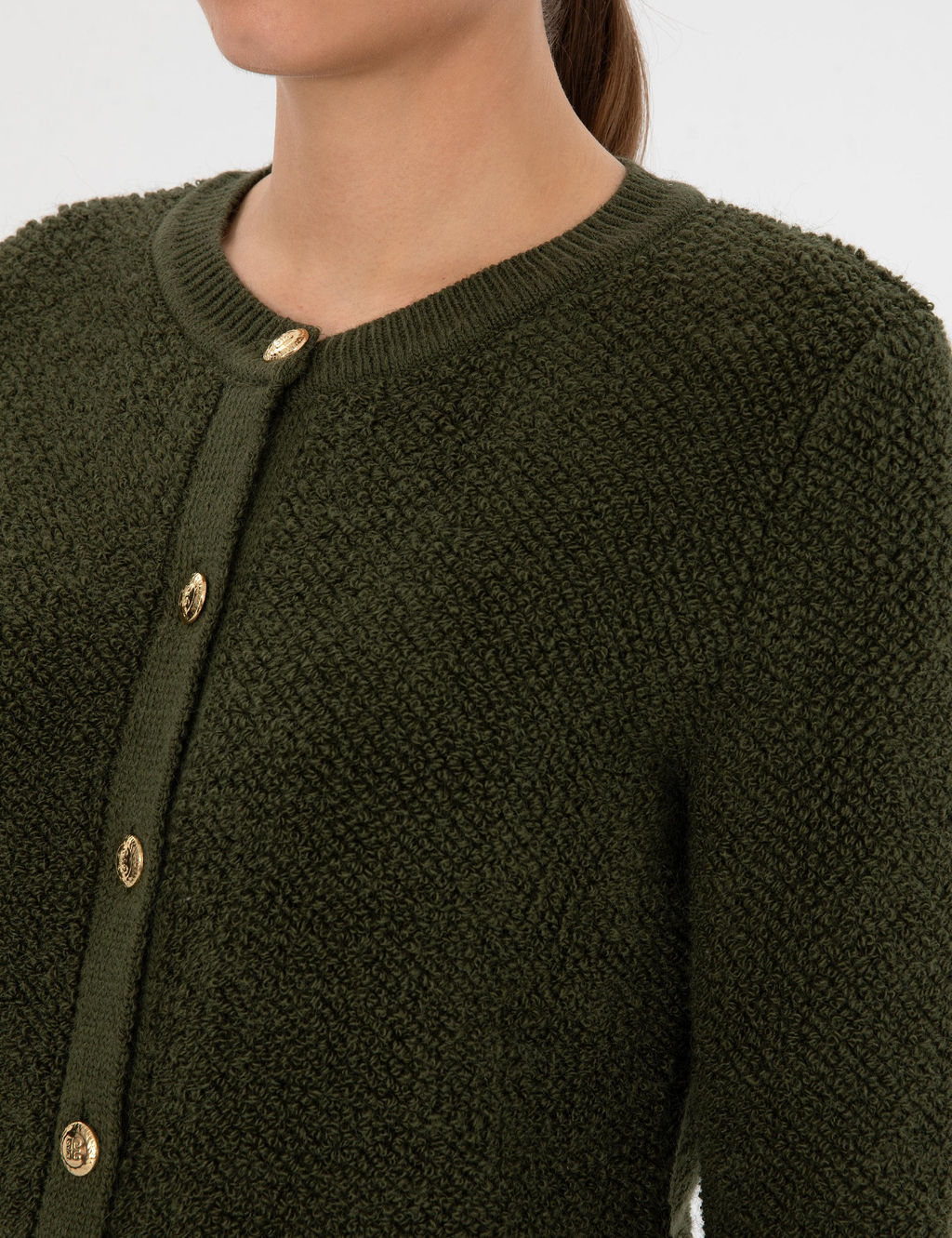 Haki Slim Fit Triko H_rka - Pierre cardin фото 7
