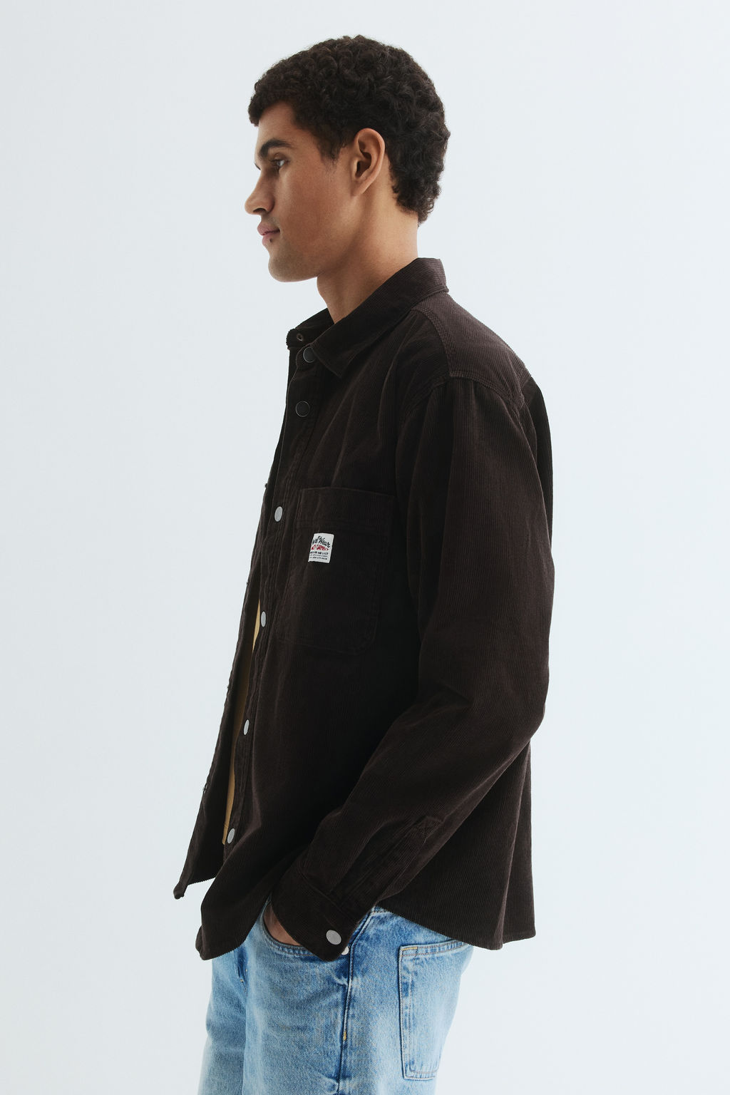 Camisa oversize en pana de algod?n - H&m фото 6