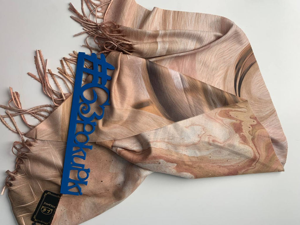 Платок из кашемира мультицвет