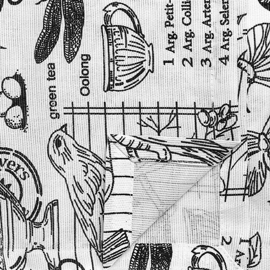 Скатерть 200х145см Версаль белый, длина стола до 160см, на 6-8 персон, рогожка (хлопок 100%) 171г/м2, упаковка классическая, пакет ПВХ 28х41см, Домашняя мода (Россия) фото 3