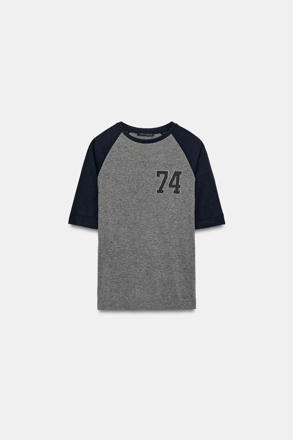 STUDDED NUMBER T-SHIRT - Zara фото 12