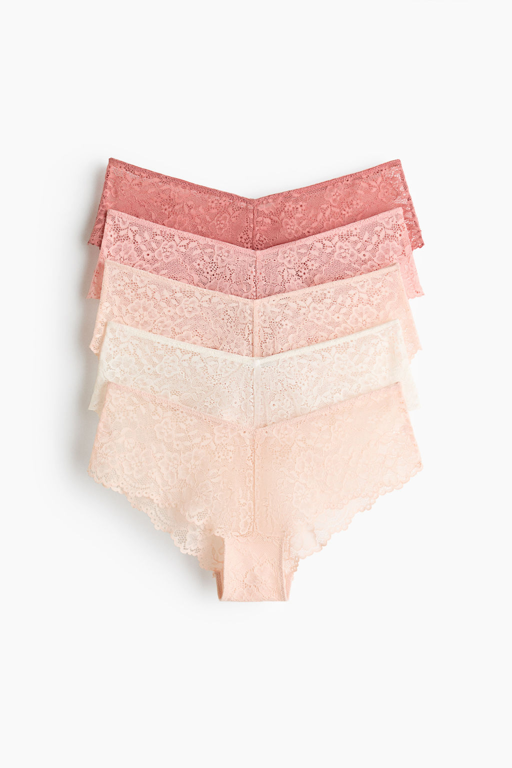 Pack de 5 bragas hipster de encaje - H&m фото 5