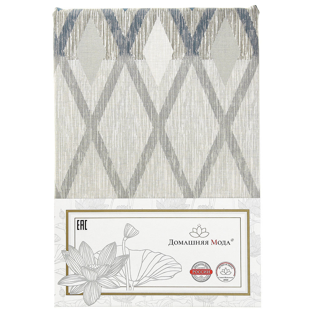 Пододеяльник на пуговицах Евро Макси "Рим" 240х215см, бязь "Комфорт" 121г/м2, хлопок 100%, упаковка "классическая" ПВХ 28х41см, "Домашняя мода" (Россия)