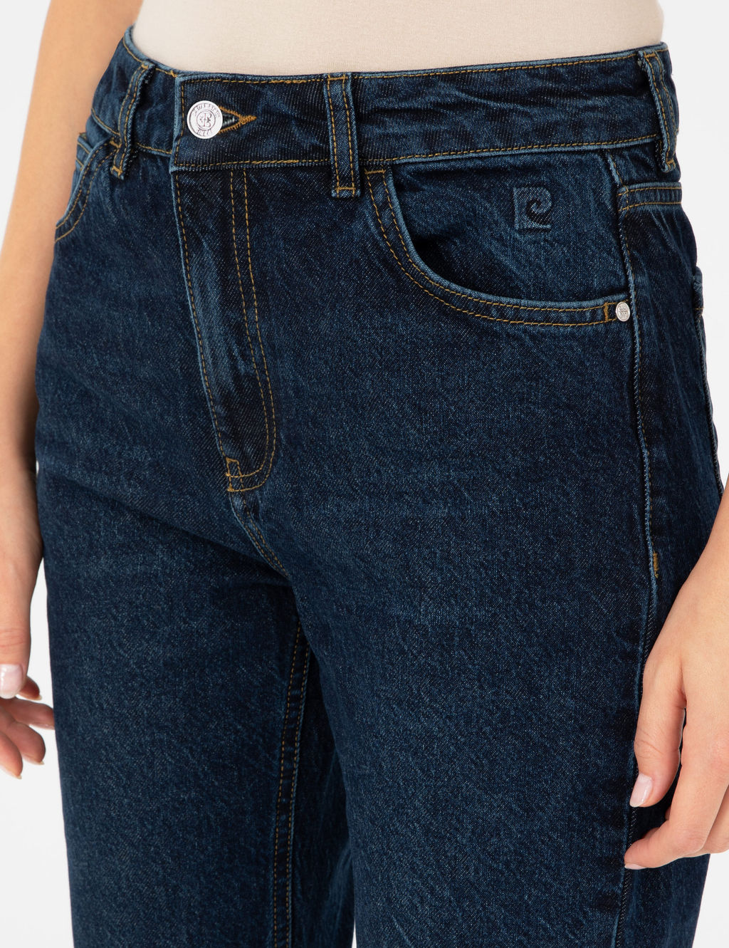 Koyu _ndigo Straight Fit Jean Pantolon