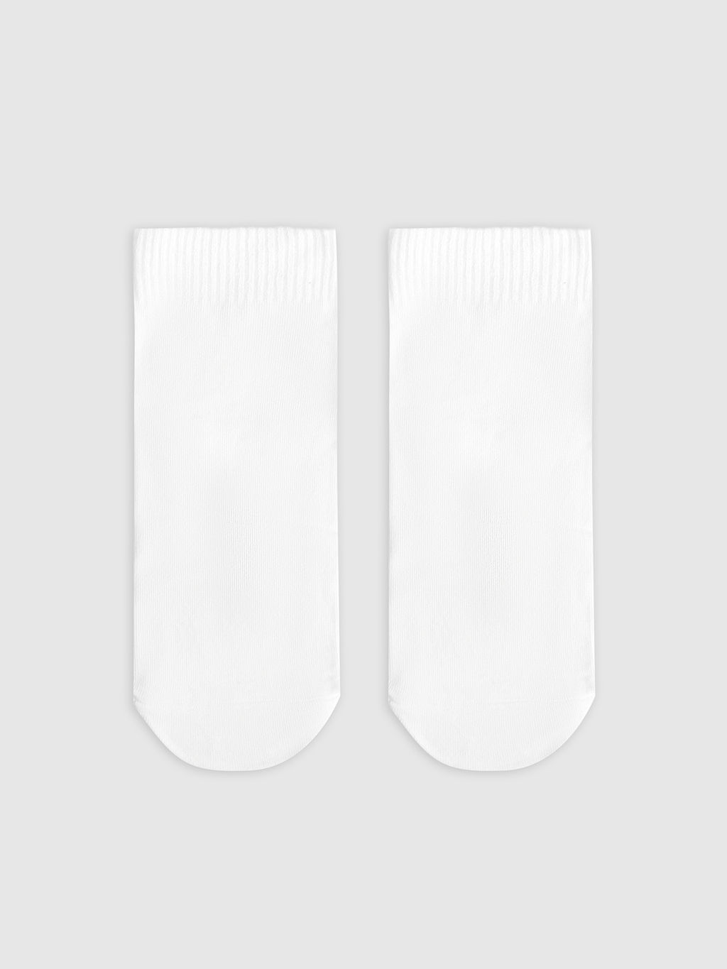 Цена за 5 пар! Носки унисекс белые с силиконовой пяткой белый 560UN-1911 - Mark formelle фото 2