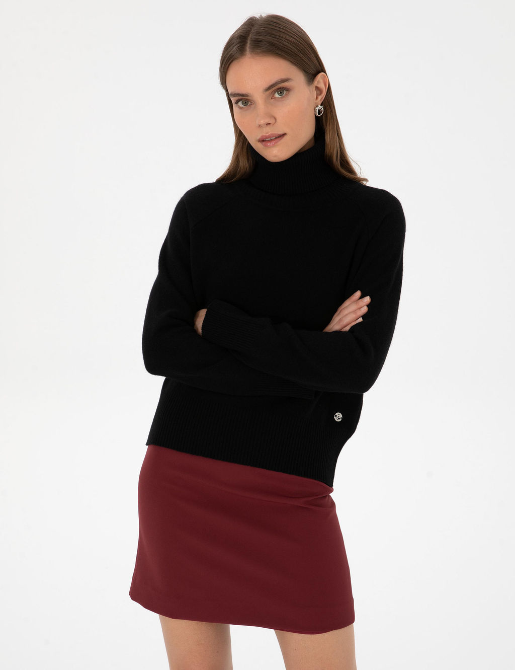 Siyah Comfort Fit Kazak - Pierre cardin фото 3