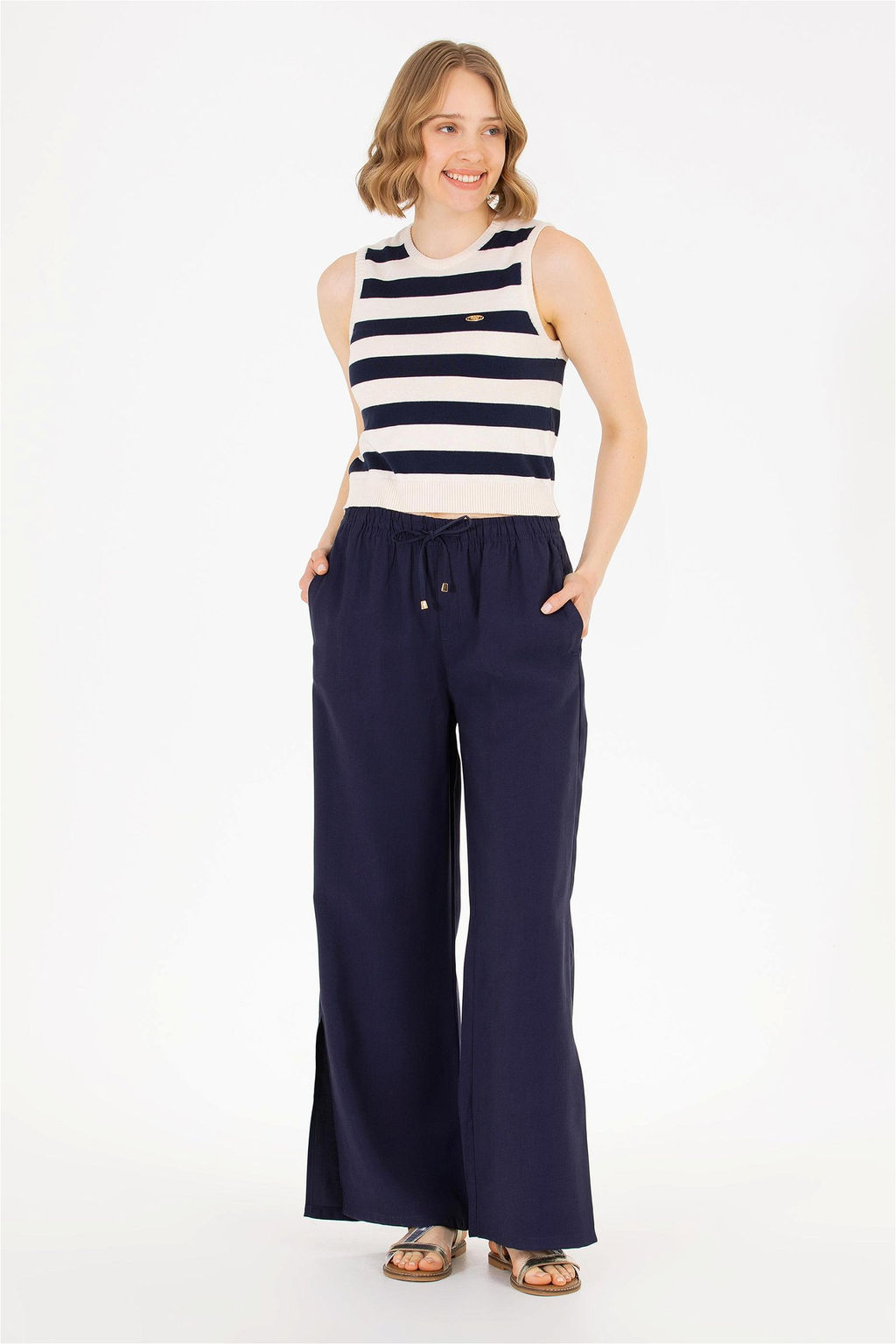 U. S. Polo Assn Женские темно-синие брюки - U.s. polo assn фото 9