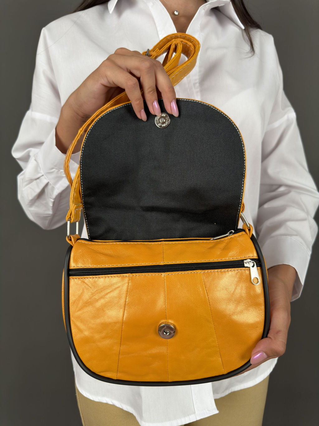 Сумка женская из телячьей кожи