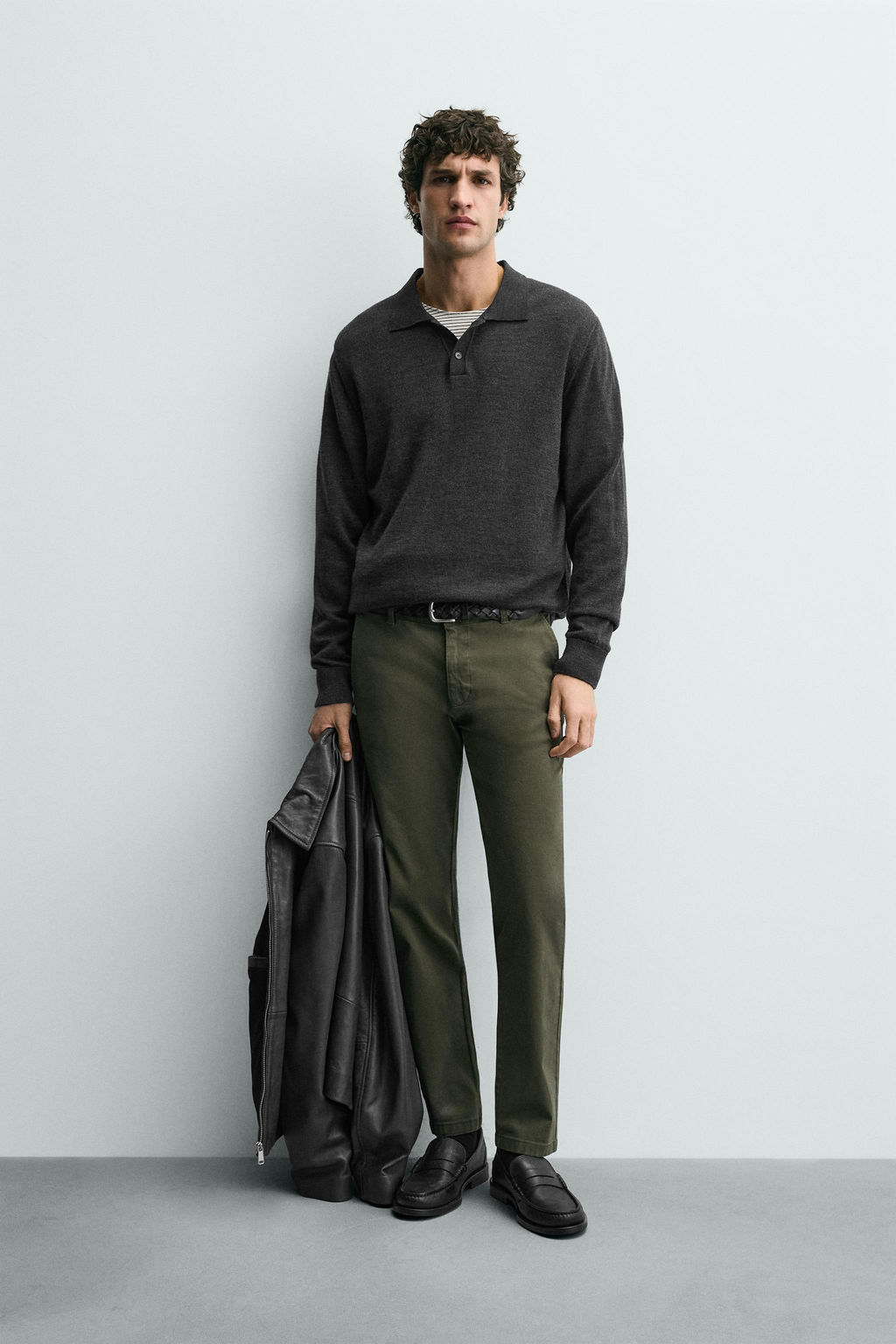 SKINNY FIT CHINO TROUSERS - Zara фото 10
