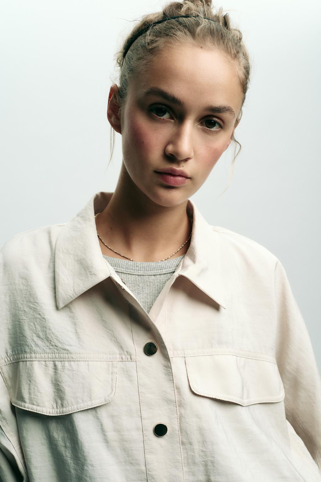 SHORT SLEEVE SAFARI SHIRT - Zara фото 3