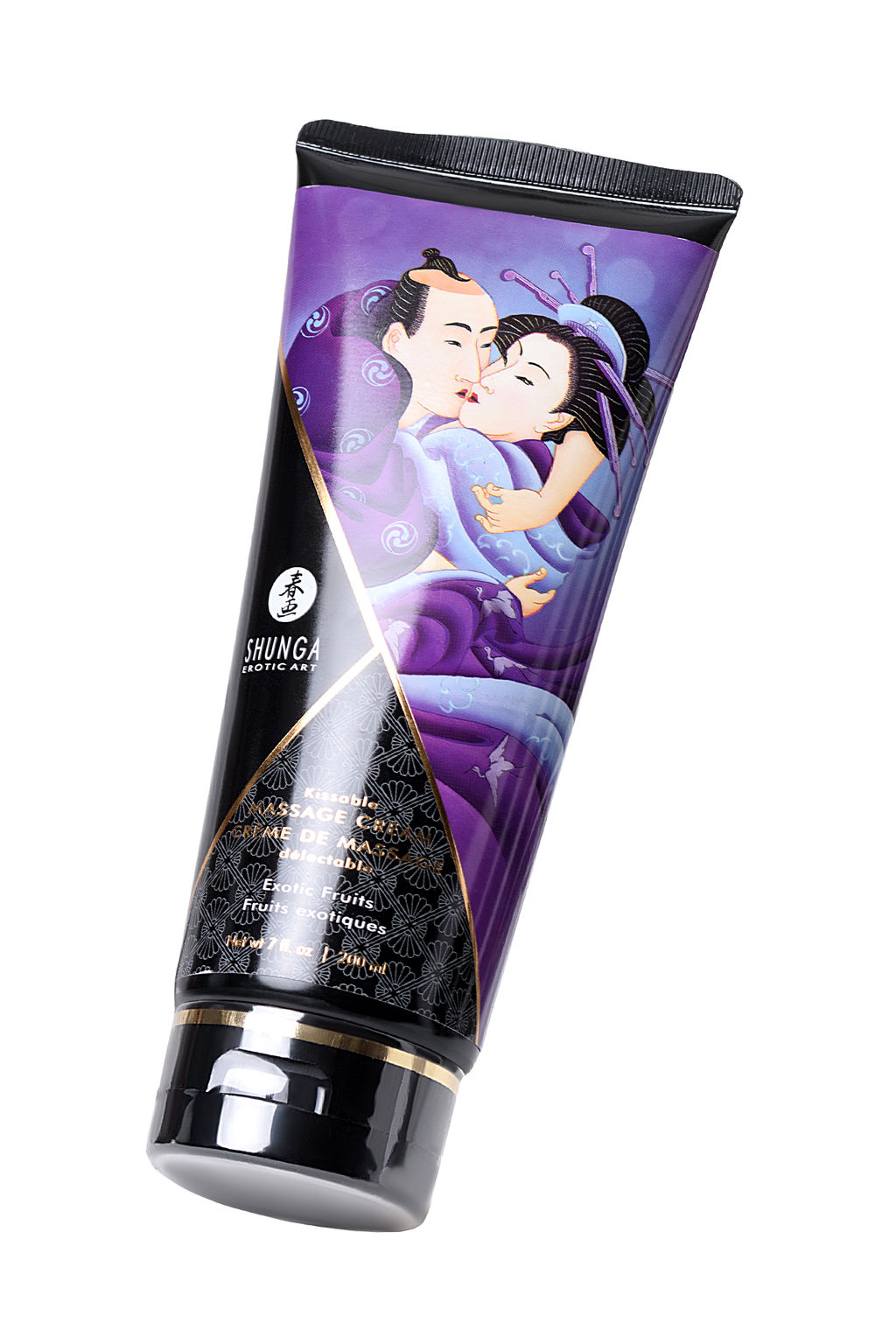 Массажный крем для тела Shunga Экзотические фрукты (Exotic Fruits), съедобный, 200 мл
