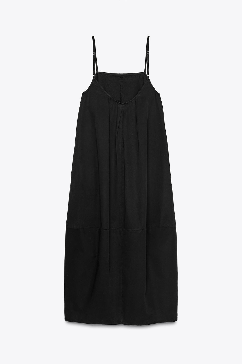 MIDI DRESS WITH PLEATED BACK - Zara фото 7