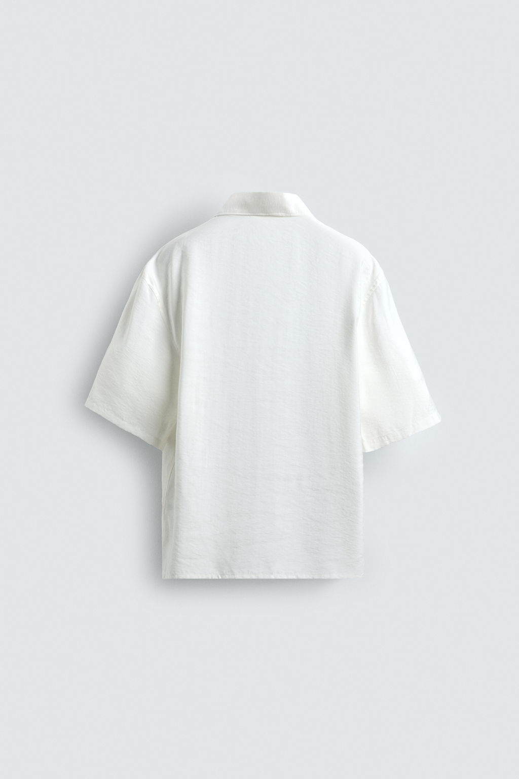 CAMISA POLO FLUIDA PESPUNTES / Crudo - Zara фото 7