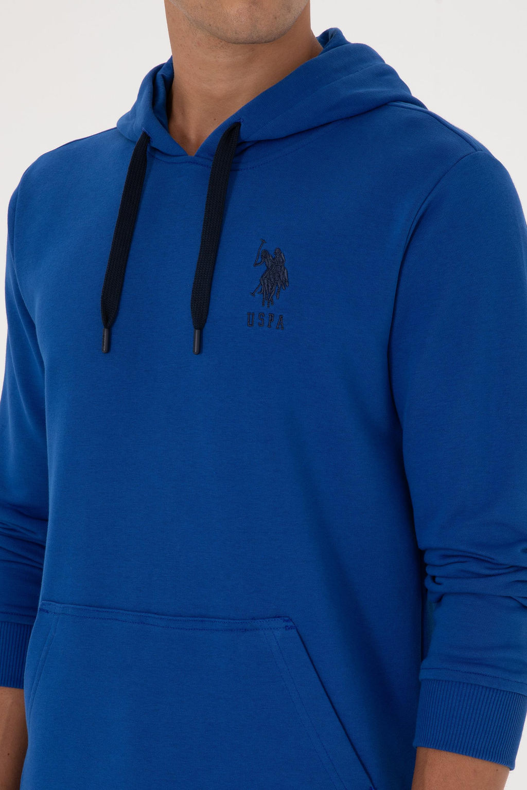 Erkek Mavi Basic Sweatshirt Sepette S_rpriz _ndirim - U.s. polo assn фото 7
