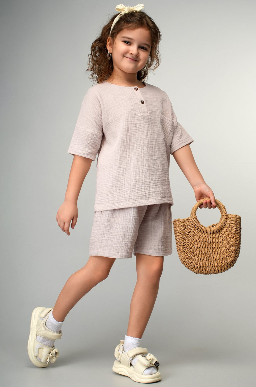 Костюм для девочки из муслина Happyfox - Happy fox фото 6