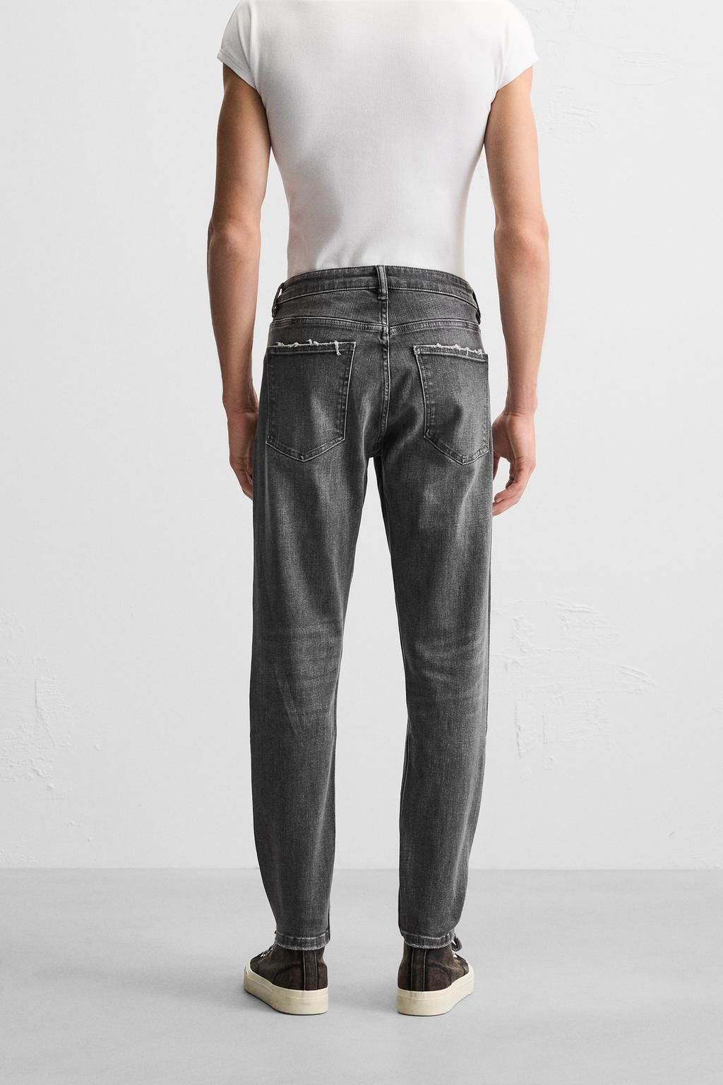 RIPPED SKINNY FIT JEANS - Zara фото 23