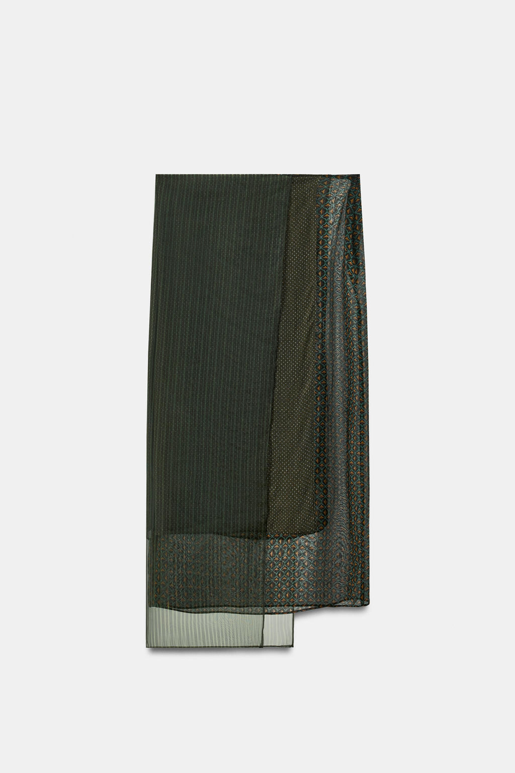 100% VISCOSE PRINTED PAREO SKIRT - Zara фото 7