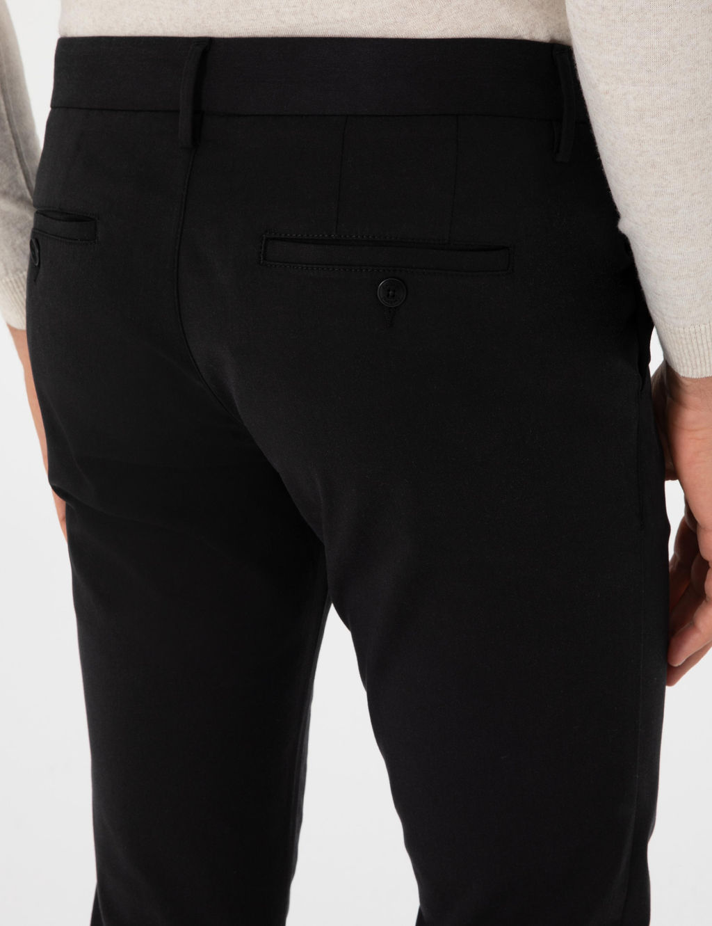 Siyah Slim Fit Kanvas Pantolon - Cacharel фото 6