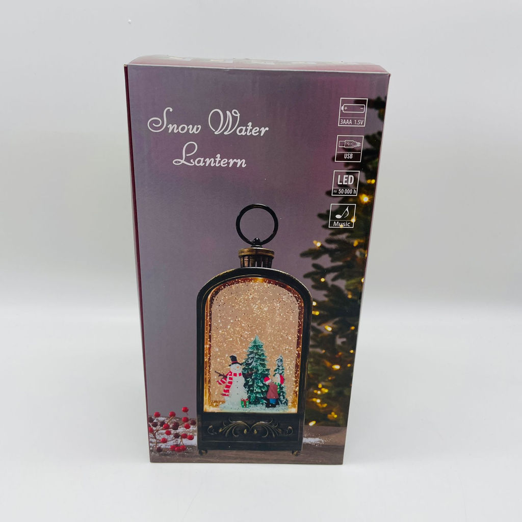 Новогодний декор Фонарь стекло - 23 см (арт. 23014A/23014B/23014D) в ассортименте - Ип лебедев о.ю фото 17