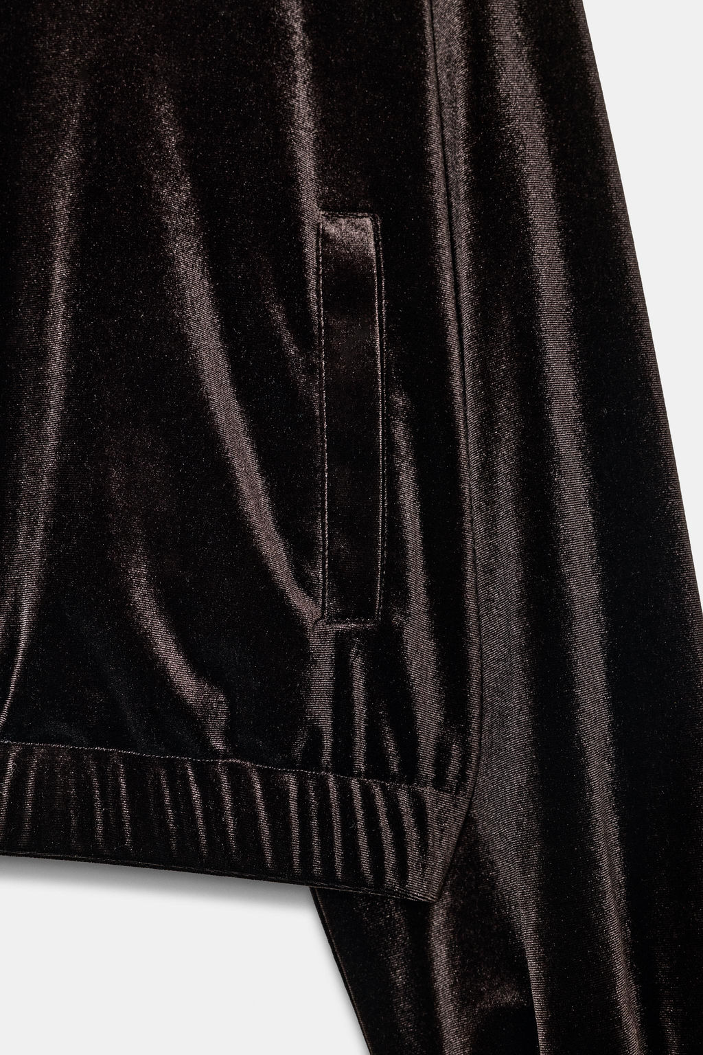 VELVET HOODIE JACKET - Zara фото 8