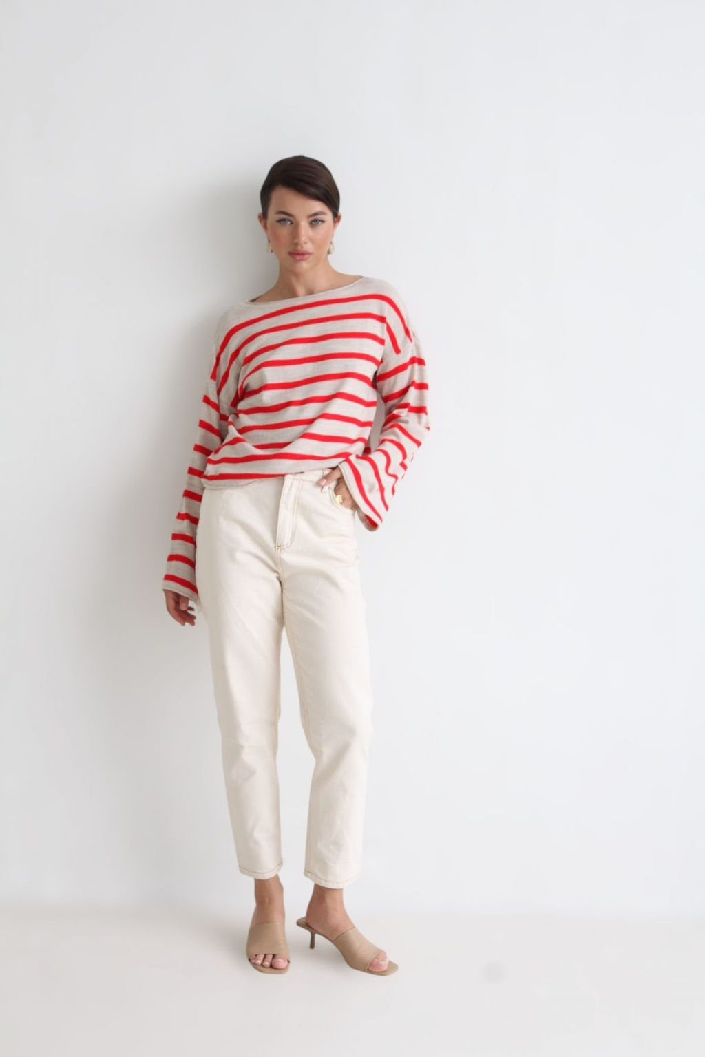 10695 Джемпер в полоску - Martichelli фото 36