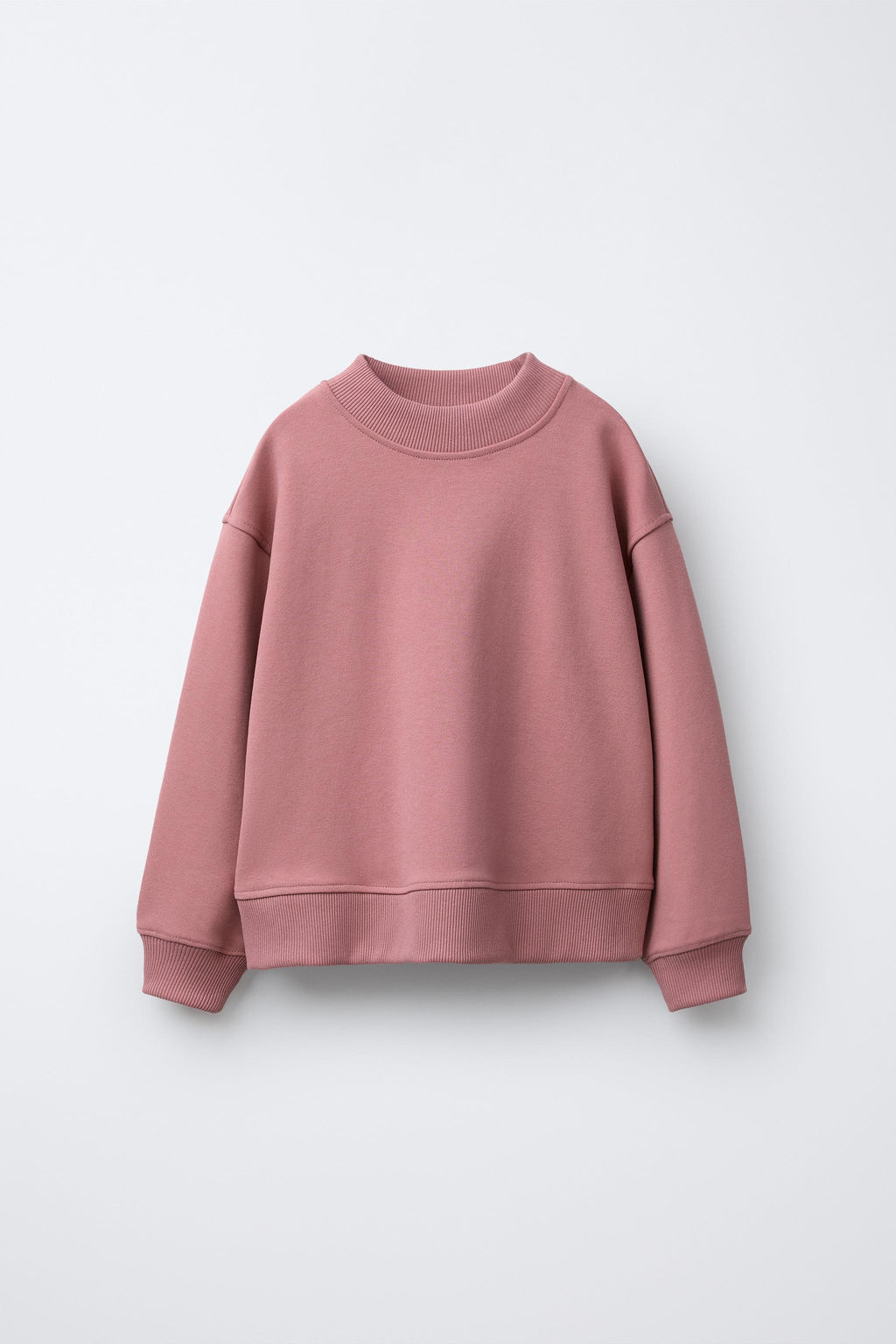 CONJUNTO INTERLOCK SUDADERA Y PANTAL?N WIDE LEG / Rosa - Zara фото 2