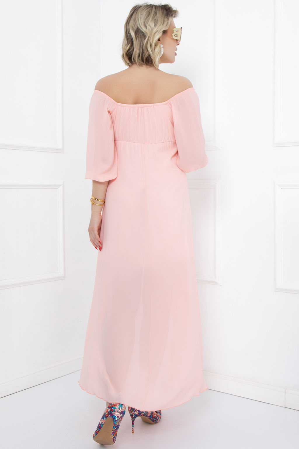 Платье Bellovera 44П5250 персиковый