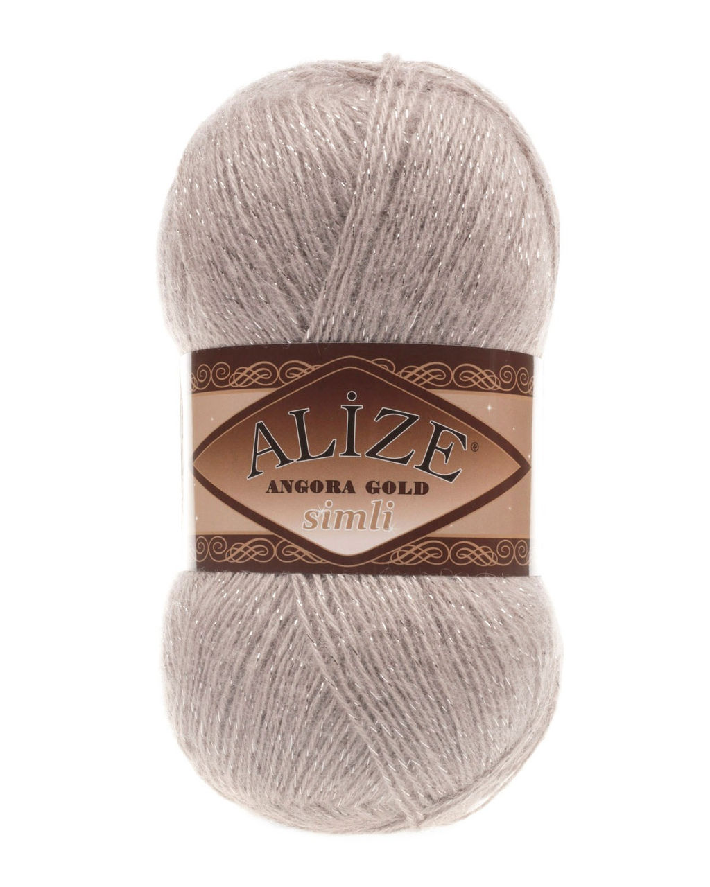 Ангора голд сим (Angora gold sim) пряжа Alize 20%шерсть 5%метанит 75%акрил 5х100г/500м фото 24