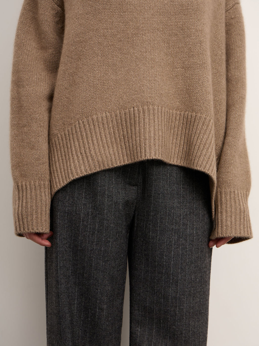 Свитер из кашемира женский 03-25-201-0C капучино