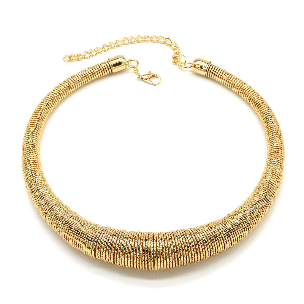 Колье-чокер металлический цвет золотистый, 40см
