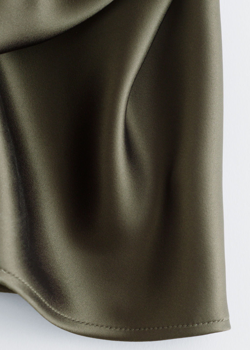 Vestido midi de sat?n sin mangas - H&m фото 5