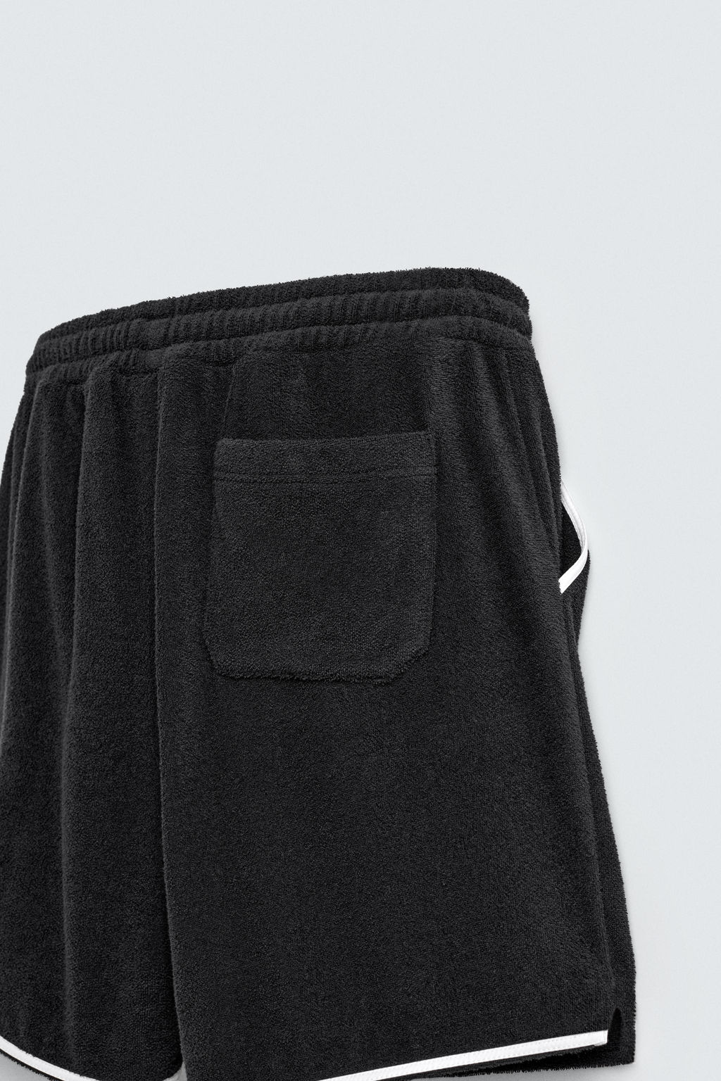 CONTRAST TOWELLING BERMUDA SHORTS - Zara фото 9