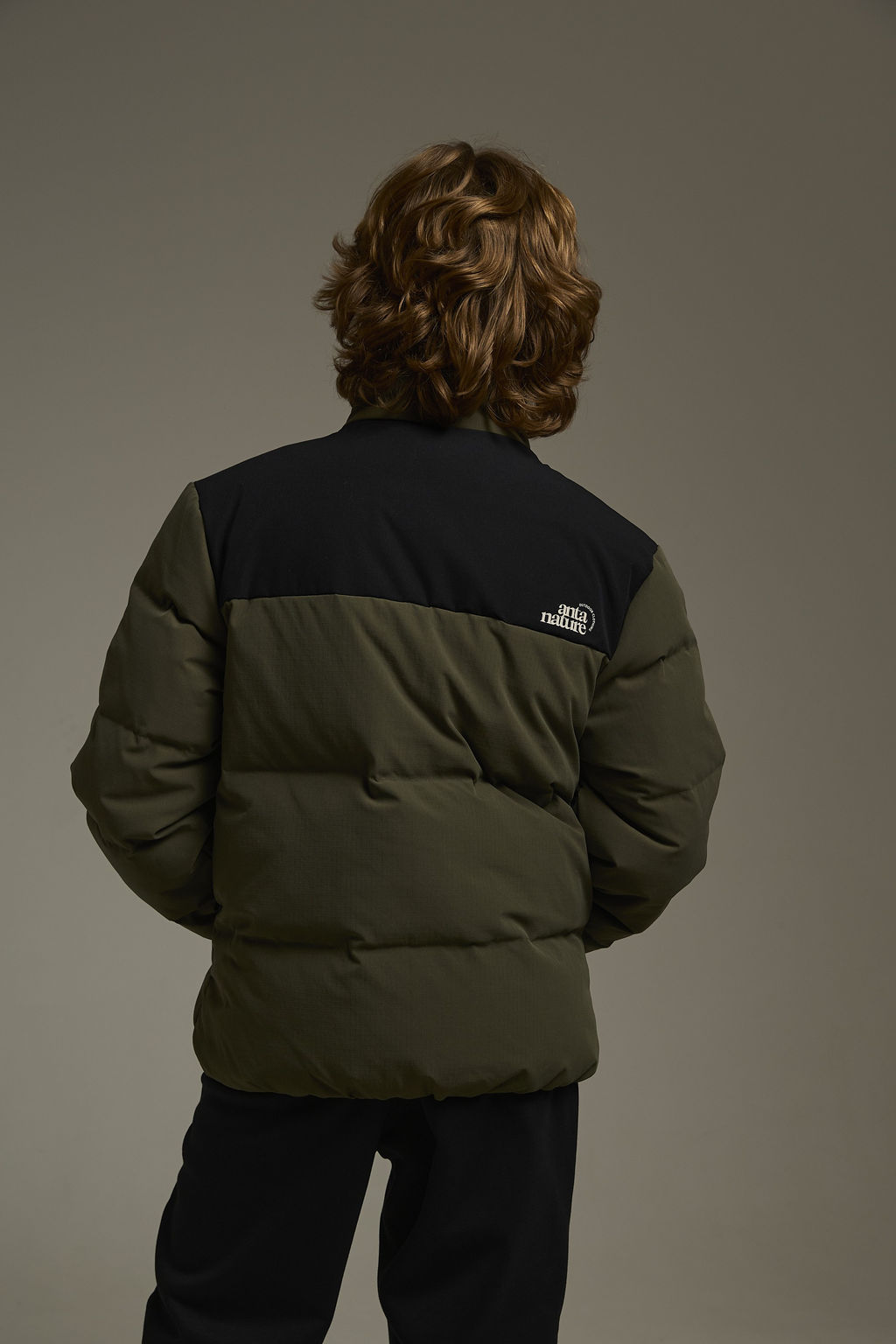 Пуховик короткий Зеленый Outdoor Down Jacket