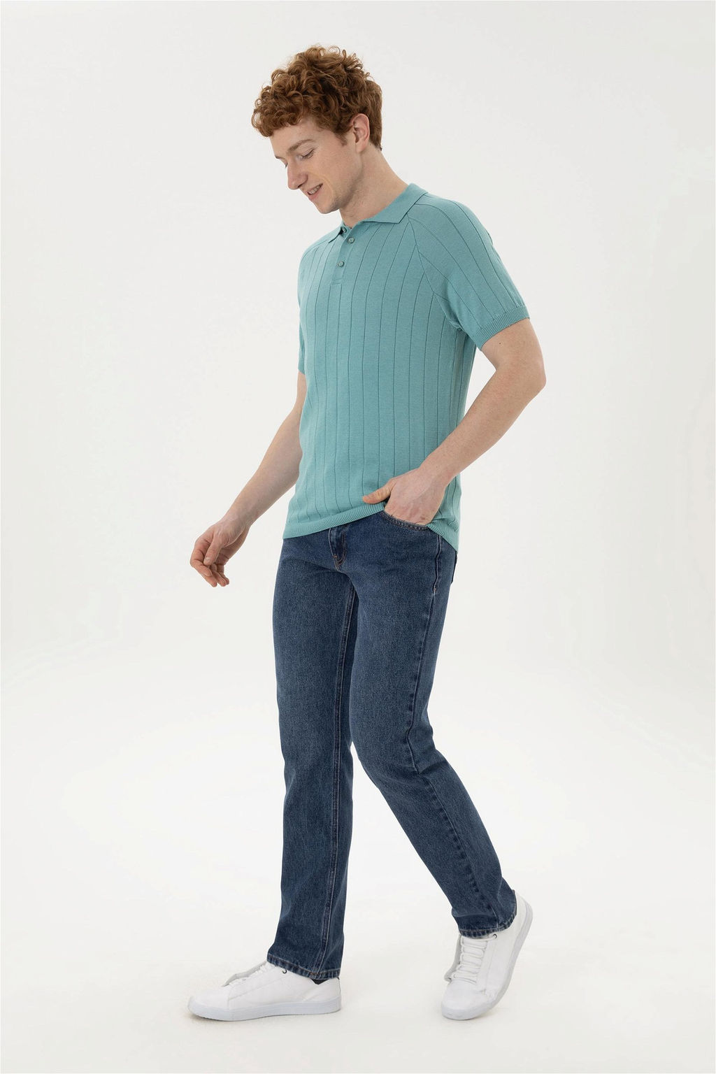 Мужской мятный свитер - U.s. polo assn фото 4