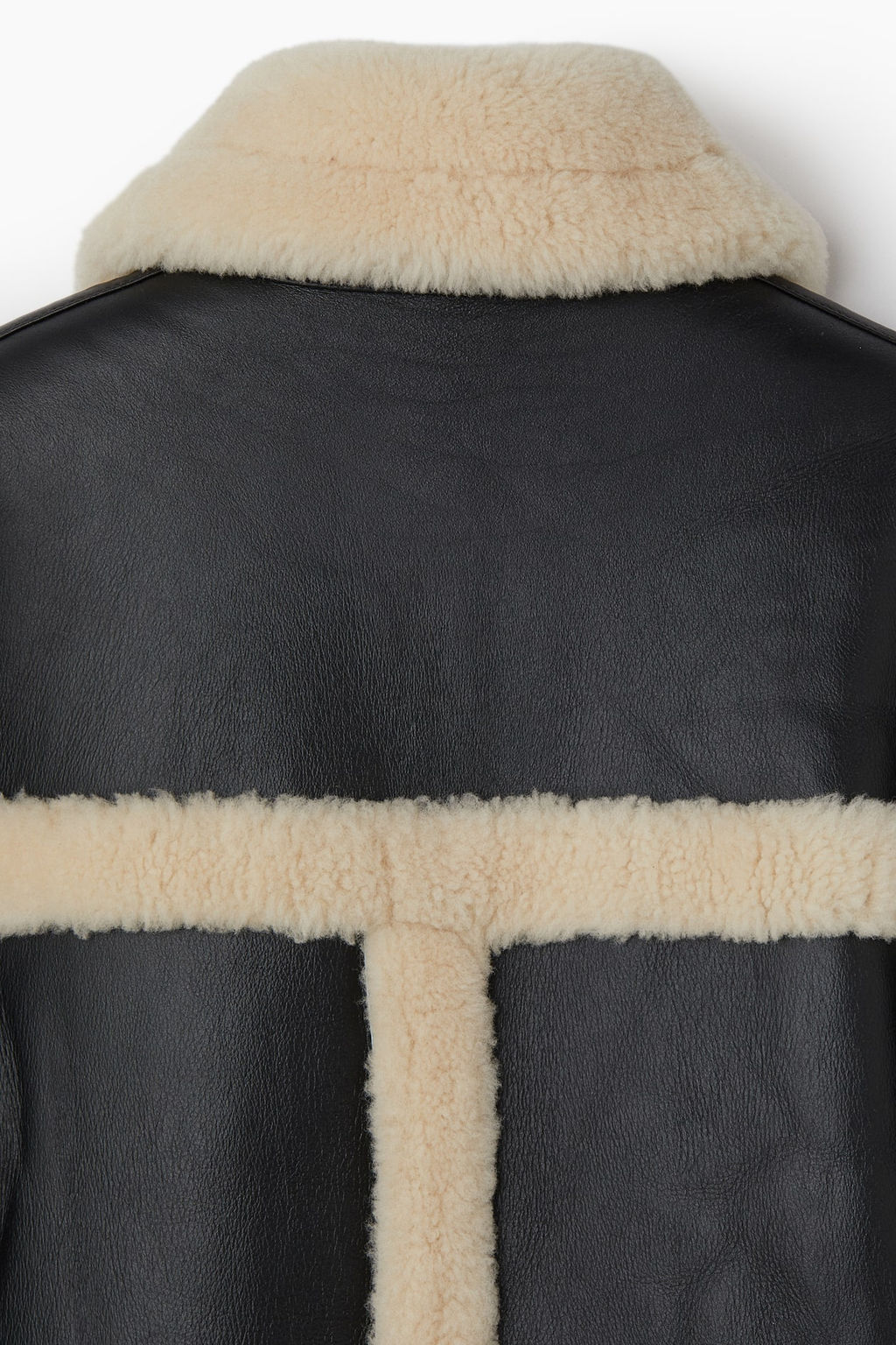 Chaqueta de aviador de piel - H&m фото 8