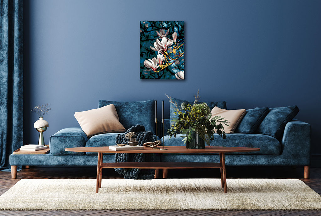 ФРЕЯ PNB/PMC-237 Набор для раскрашивания по номерам ( цветной холст ) 40 х 30 см Цвет магнолии