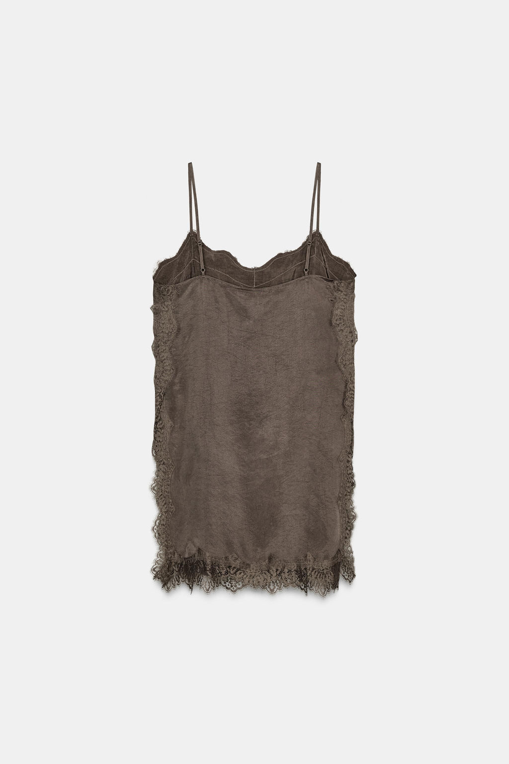 ZW COLLECTION LACE CAMISOLE TOP - Zara фото 5