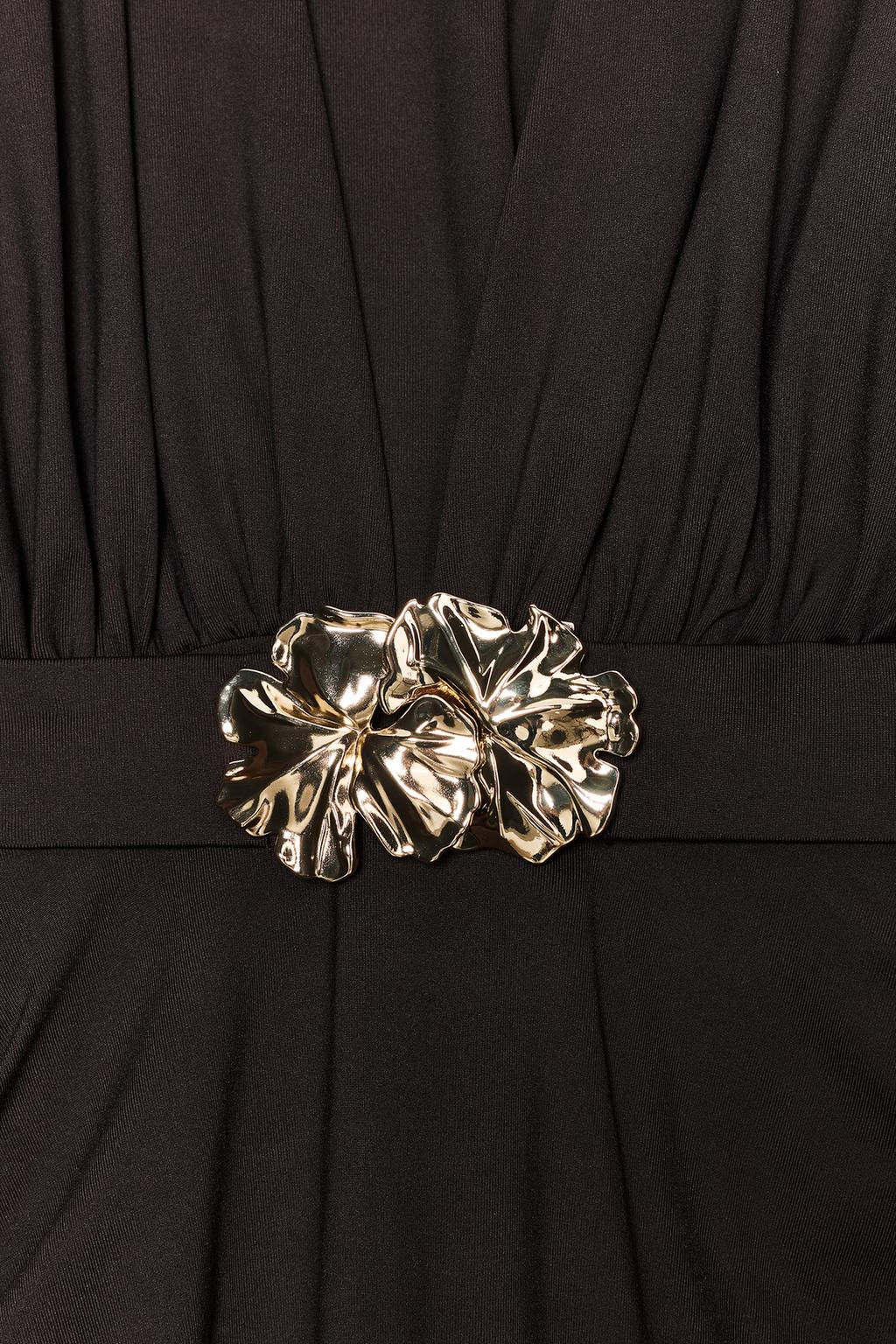 POLYAMIDE DRESS WITH HARDWARE BELT - Zara фото 9