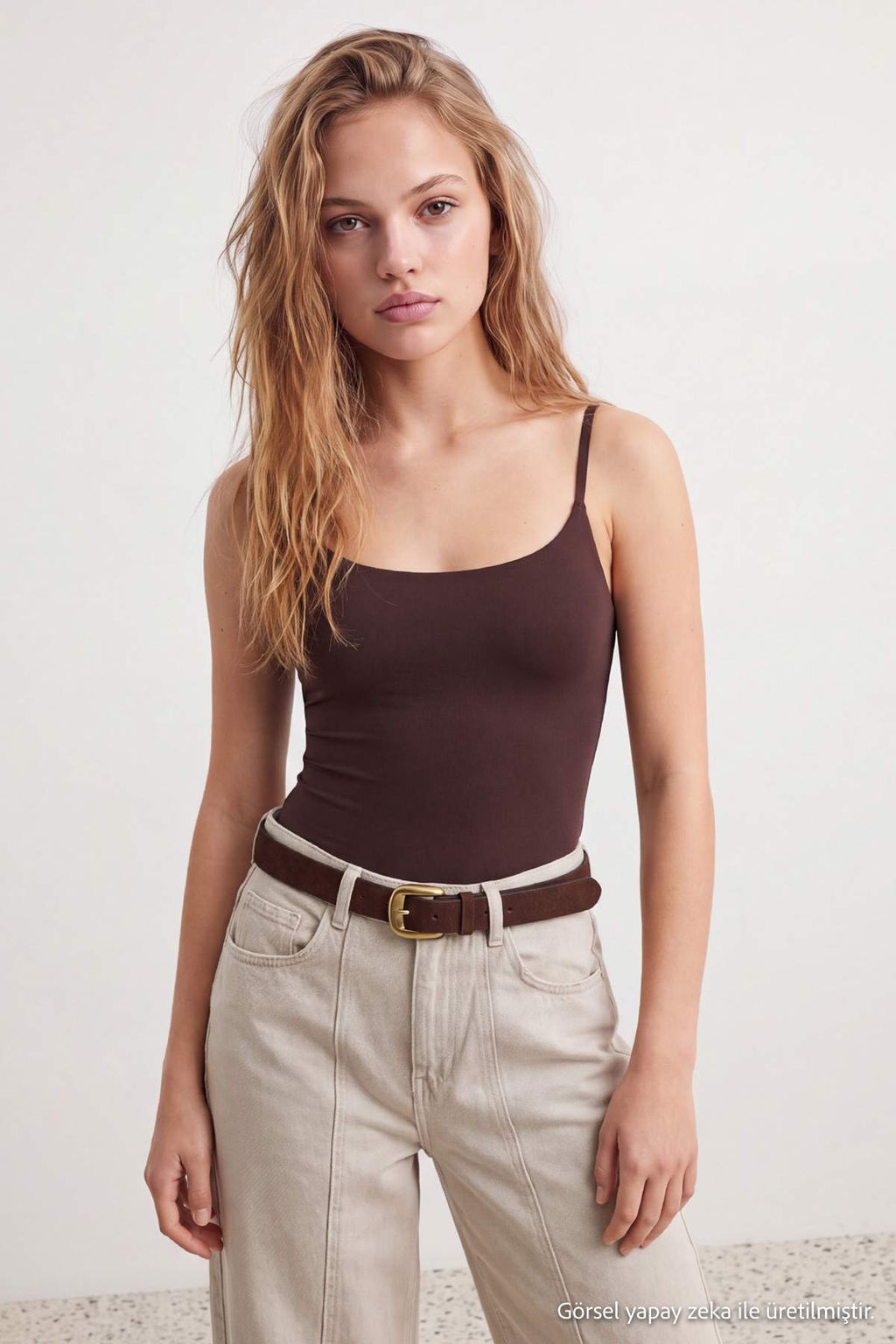 Koyu Kahverengi D_z Fitted Havuz Yaka Bolerolu Uzun Kol Micro _rme Body TWOAW27BD00001 - Trendyolmilla фото 4