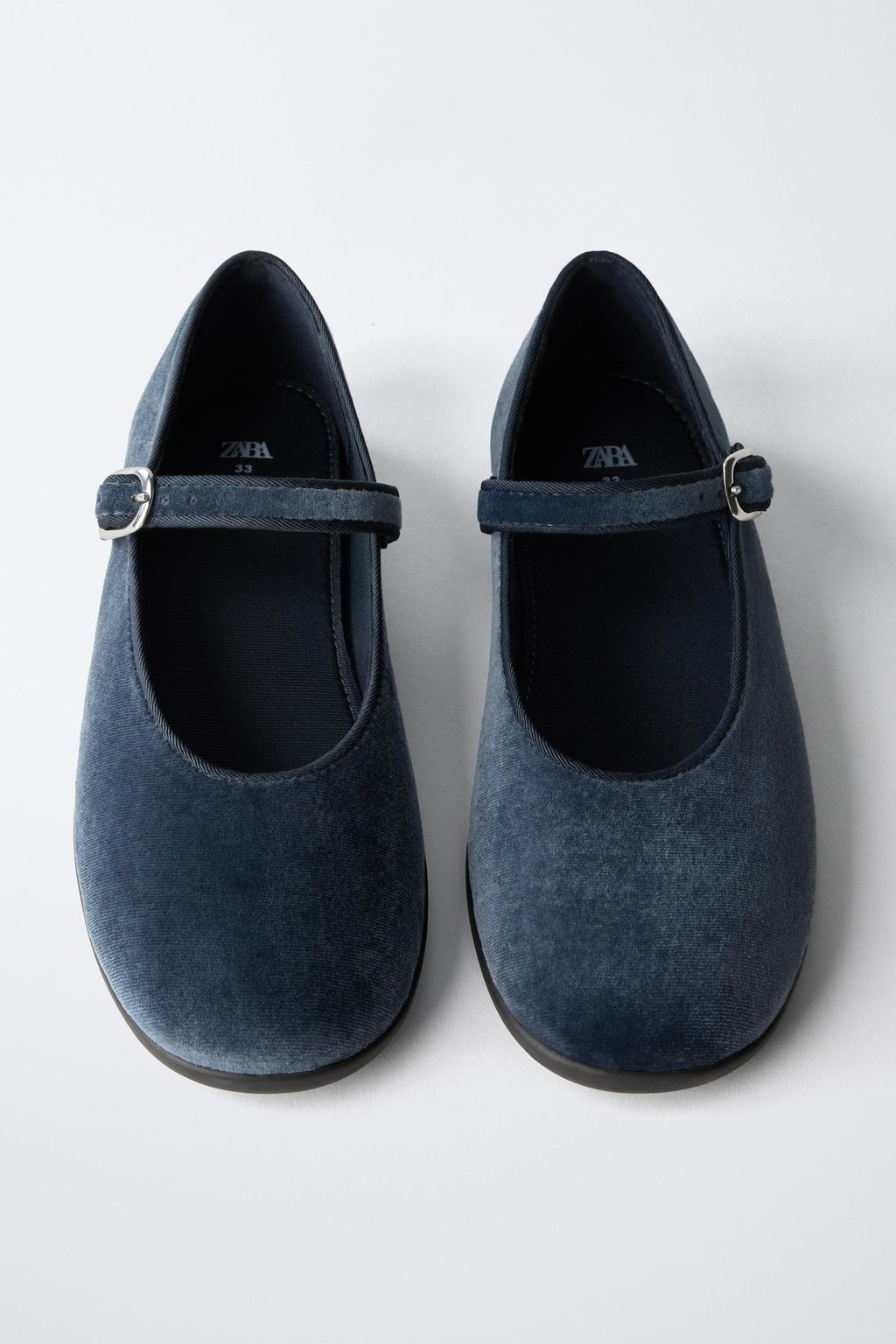VELVET BALLET FLATS - Zara фото 4