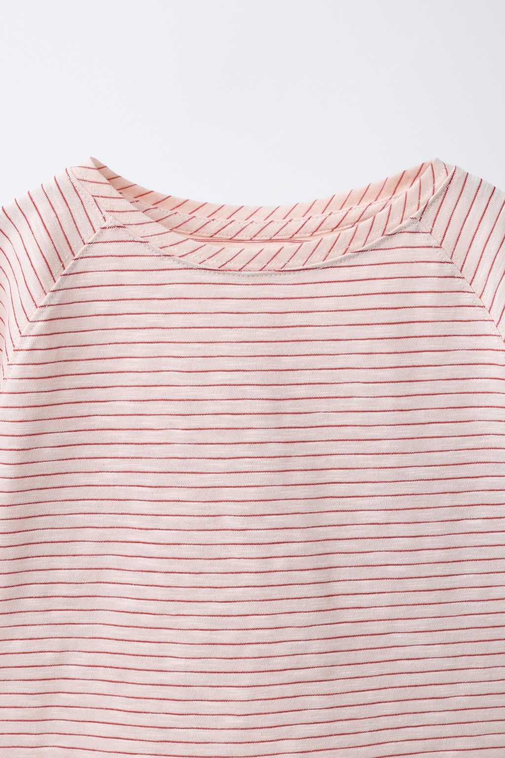 CAMISETA RAYAS MANGA RANGL?N / Crudo - Zara фото 3