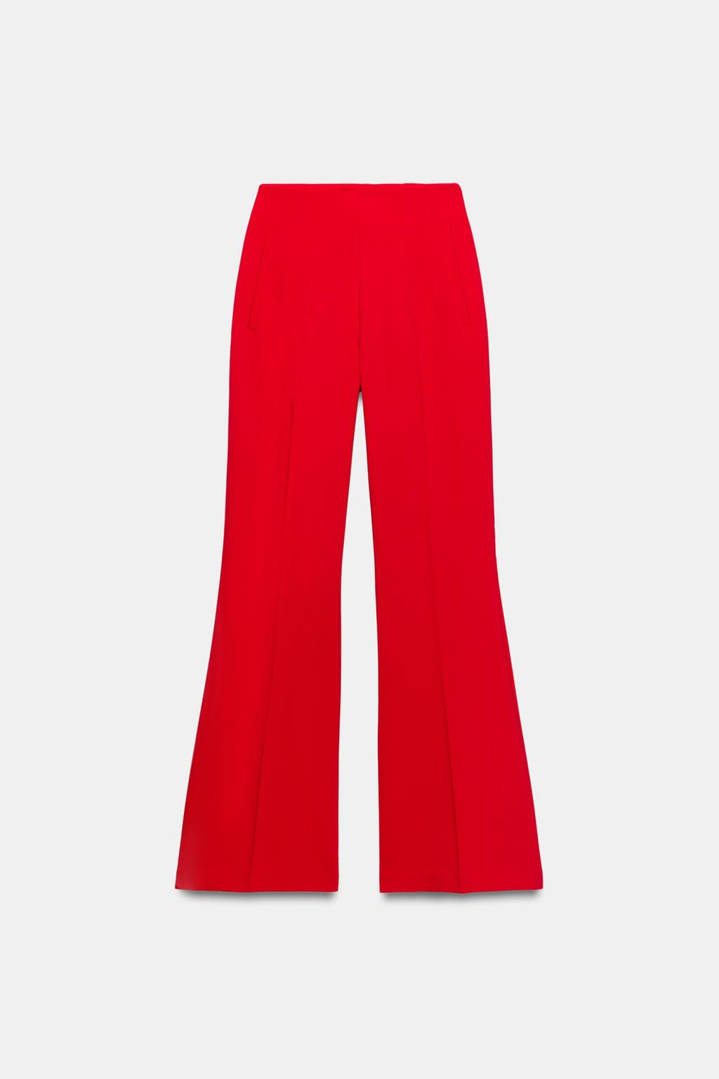 HIGH-WAIST TROUSERS WITH BACK ZIP - Zara фото 8