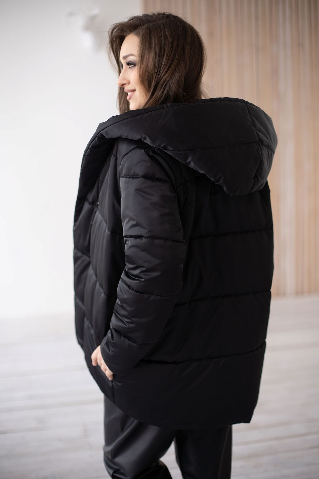 Куртка женская демисезонная 22260 (черный) - Kankan фото 17