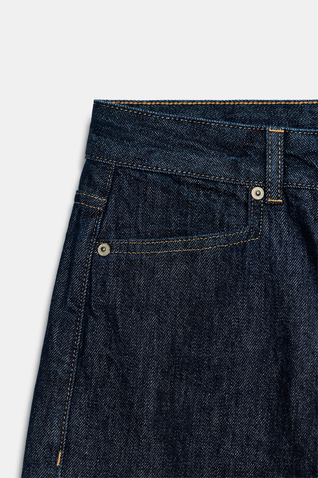 BERMUDA DENIM TIRO MEDIO ZW COLLECTION / Azul - Zara фото 7