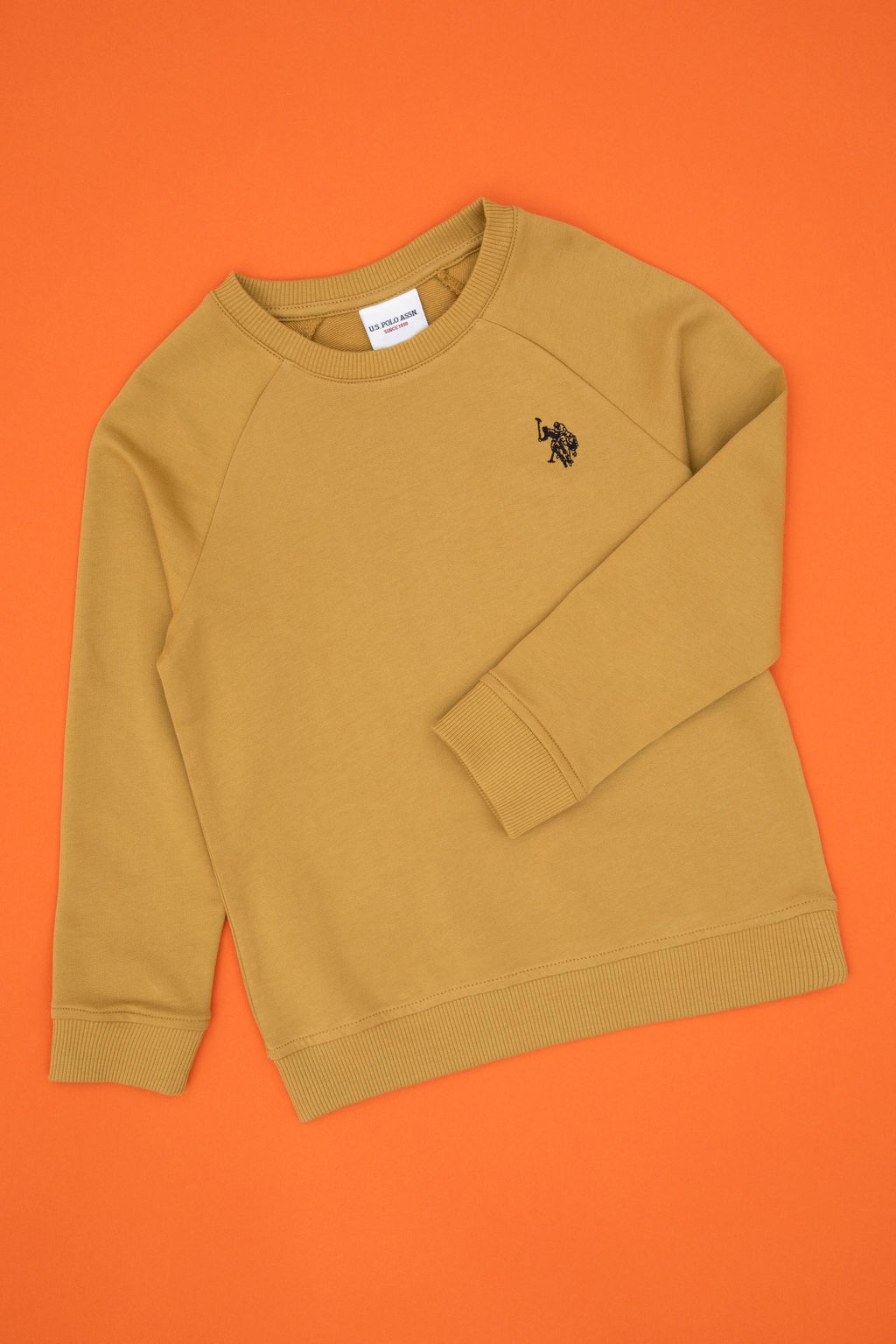 Erkek _ocuk Hardal Basic Sweatshirt Sepette S_rpriz _ndirim