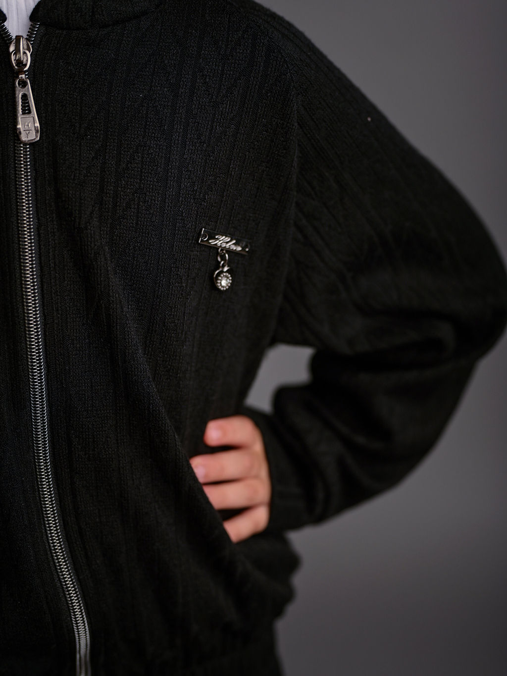 Костюм вязаный ЦВЕТ: ЧЕРНЫЙ