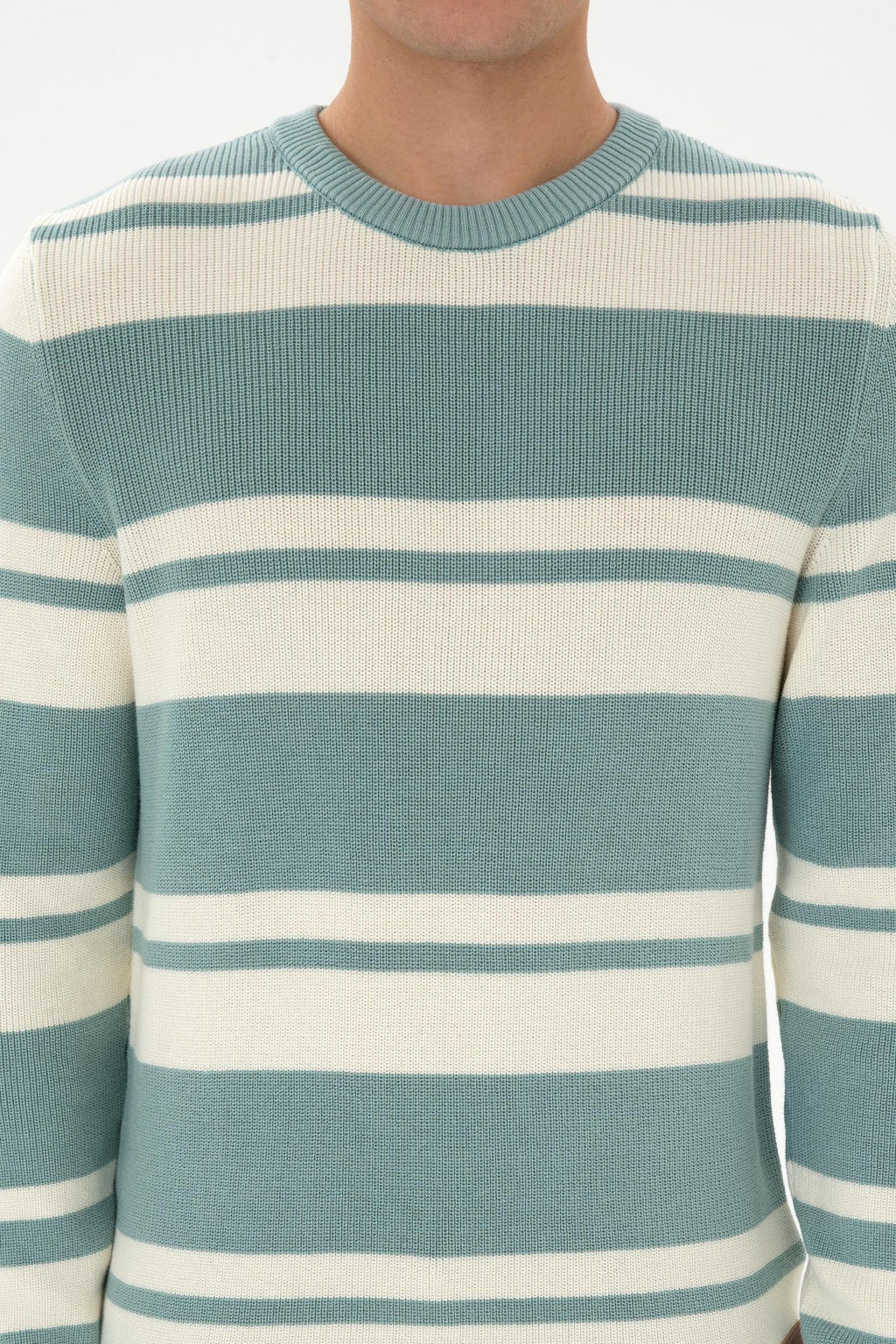 Erkek Regular Fit Bisiklet Yaka Mint Kazak - U.s. polo assn фото 6