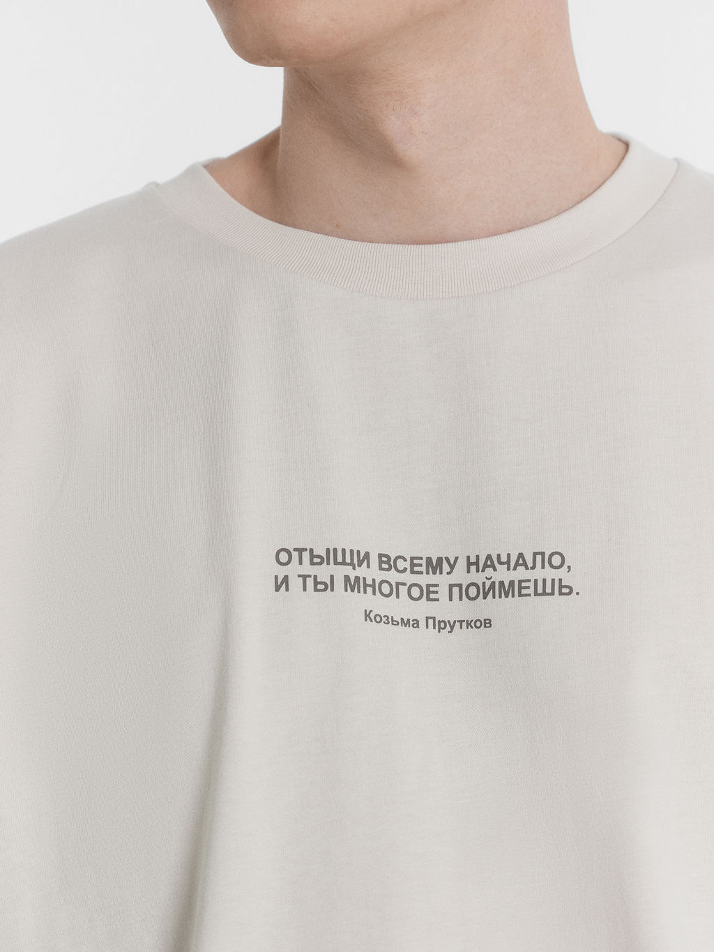 Футболка мужская в сером цвете с печатью лед +печать 111772 - Mark formelle фото 6