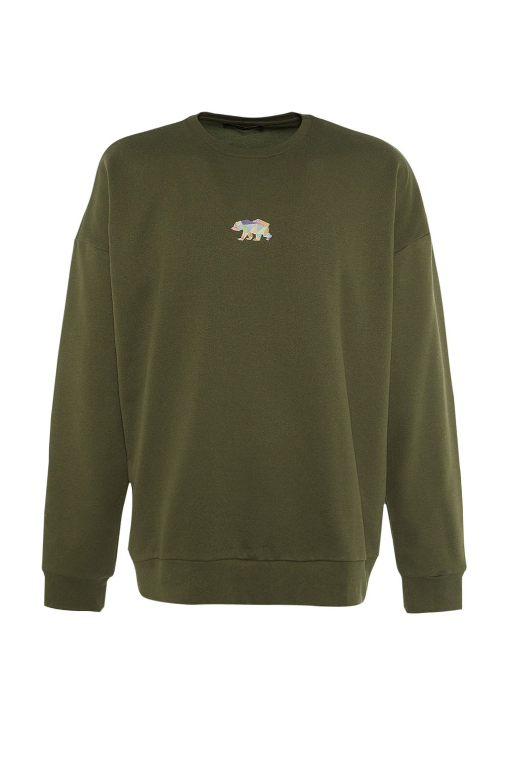 TRENDYOL MAN Tas Bisiklet Yaka Oversize Uzun Kol Sweatshirt TMNAW23SW00191 - Trendyolmilla фото 19